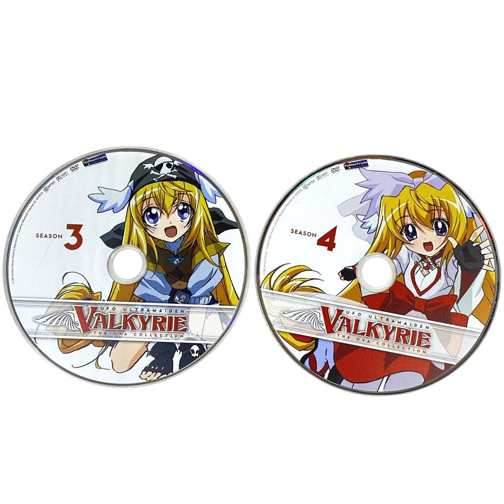UFO Ultramaiden Valkyrie The OVA Collection Funimation 2 Disc DVD Set Season 3 4